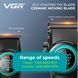 Комплект для стриження VGR STEPLERSS PRO 3 IN 1 BLACK, машинка для стриження (Clipper), тример, шейвер 10435 фото 4