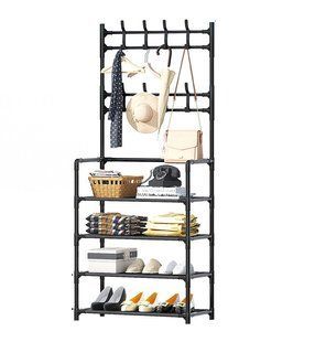 Вішак для одягу simple floor clothes rack size 60X30X151 см 04098 фото