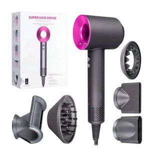 Фен- стайлер для волосся Super Hair Dryer, 1600 Вт, із захистом від перегріву 16065 фото