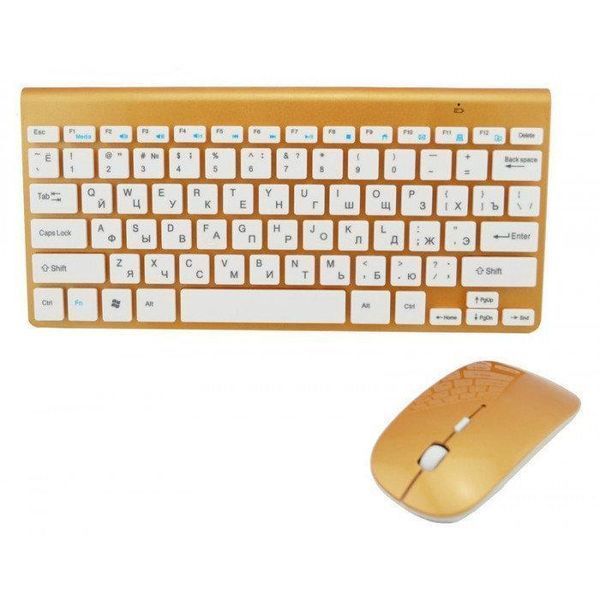 Беспроводная mini клавиатура и мышь keyboard 908 03971 фото