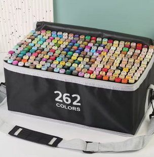 Набір маркерів для малювання та скетчингу на спиртовій основі 262 шт. 06293 фото