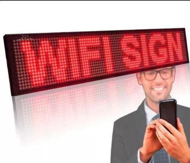 Бегущая строка 200*40 Red + Wi-Fi 00412 фото