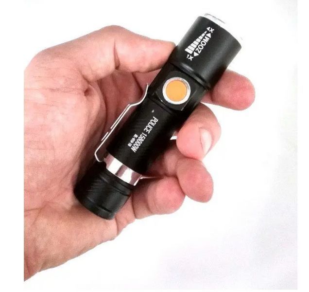 Тактичний ліхтар POLICE BL-616-T6 Zoom USB зарядка 04262 фото