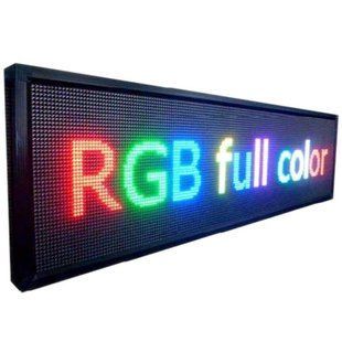 Бігаючий рядок 200*40 RGB + WI-FI. LED-вивіска рекламна кольорова від 220v 02257 фото