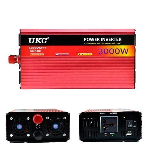 Перетворювач ac\dc ar 3000W UKC 12V-220V 03053 фото