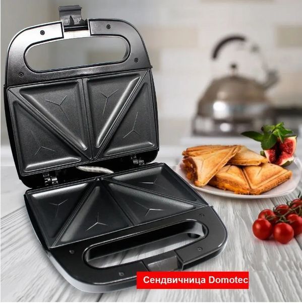 Електрична сендвічниця DOMOTEC 7777MS 04117 фото