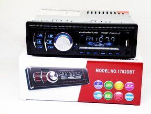 Автомагнитола MP3 1782DBT Bluetooth USB со съемный панелью 12213 фото
