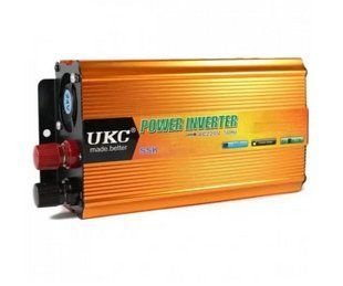 Преобразователь инвертор AC/DC, 1500W, 12V SSK UKC / Автомобильный преобразователь напряжения, тока 01678 фото