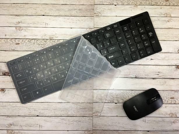 Бездротова комп'ютерна Клавіатура + Мишка wireless k 06 02230 фото