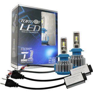 Комплект автомобильных LED ламп TurboLed T1 H7 6000K 15004 фото
