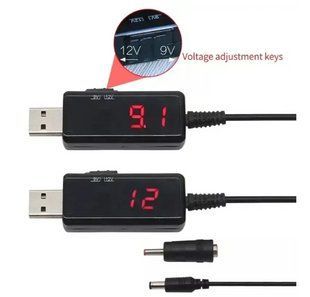 Універсальний перехідник адаптер USB для живлення роутера модему з 5В на 12 та 9В 35135 фото