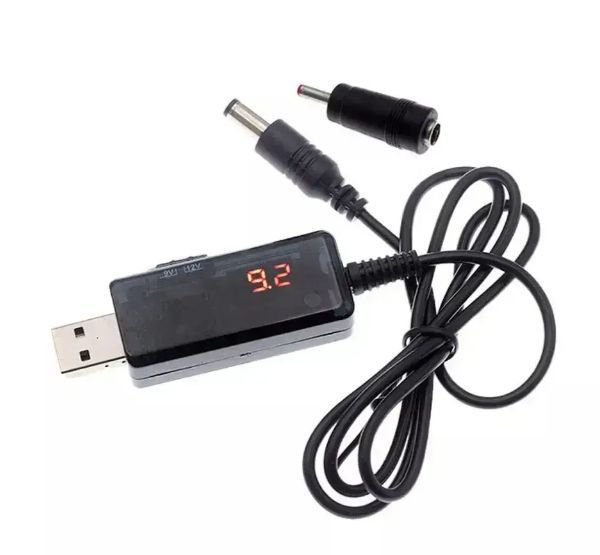 Універсальний перехідник адаптер USB для живлення роутера модему з 5В на 12 та 9В 35135 фото