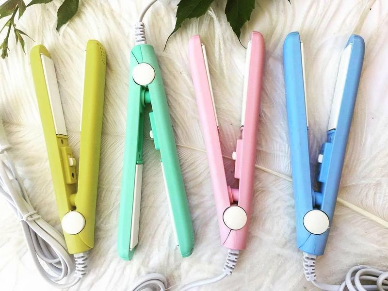 Дорожный мини утюжок выпрямитель Gemei GM2990, mini выпрямитель для волос 05128 фото