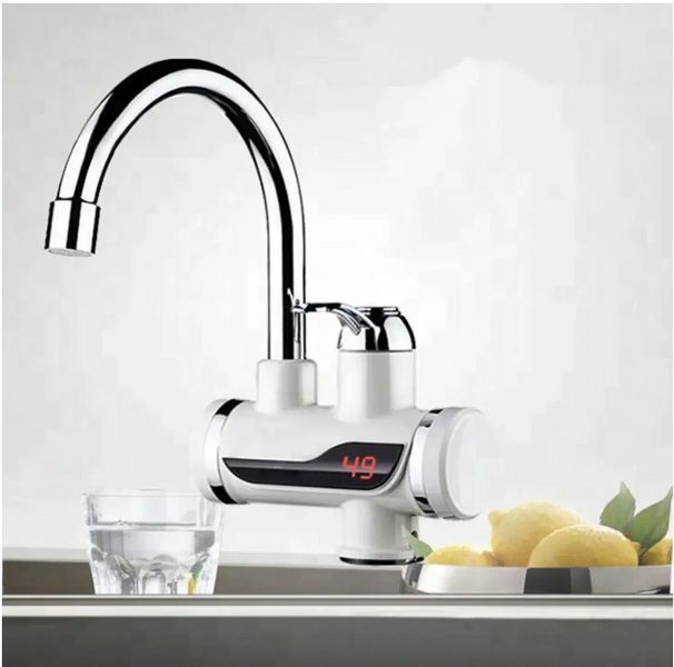 Проточный водонагреватель Delimano с LCD дисплеем Мини бойлер 03616 фото