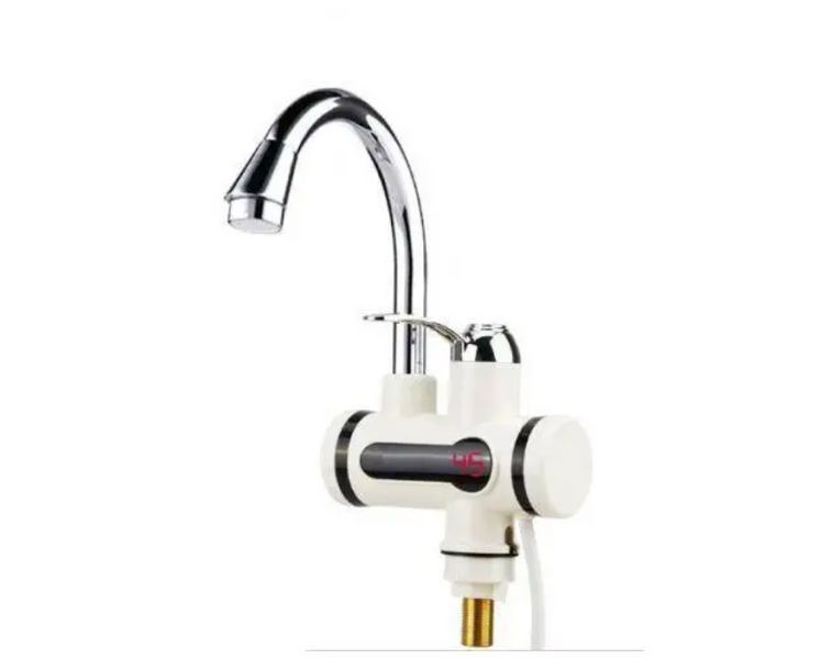 Проточный водонагреватель Delimano с LCD дисплеем Мини бойлер 03616 фото