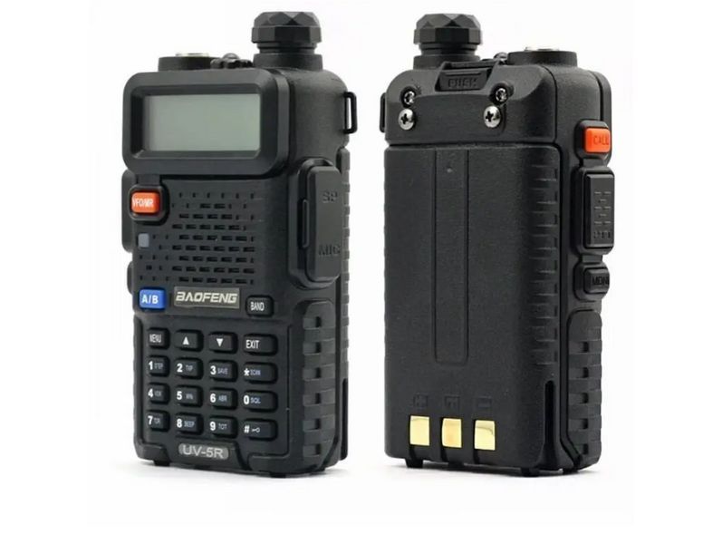 Рация Baofeng UV-5R + гарнитура - Черный 08151 фото