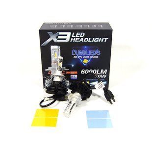 Комплект LED ламп автомобильных X3 H7 15009 фото