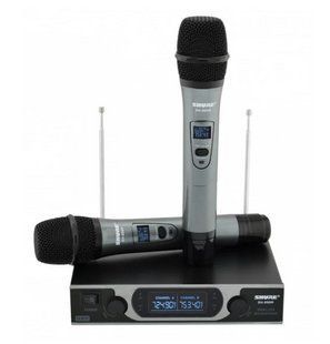 Радіосистема Shure SH-999R, база + 2 мікрофони 09992 фото