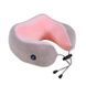 Массажная подушка для шеи U-shaped massage pillow, подушка массажер для путешествий 64018 фото 3