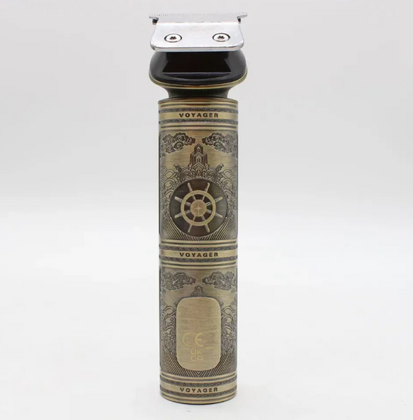 Акумуляторна машинка для стрижки волосся 6в1, з USB + 9 насадок, VGR V-106 / Чоловічий тример з з LED-дисплеєм 03536 фото