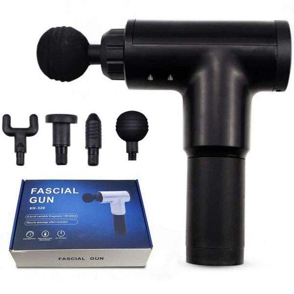 Портативный ручной массажер для тела Fascial Gun 64019 фото