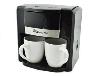 Кофеварка + 2 чашки Domotec MS 0708 500W, гейзерная кофеварка, кофемашина, турка, капельная кофеварка 04280 фото