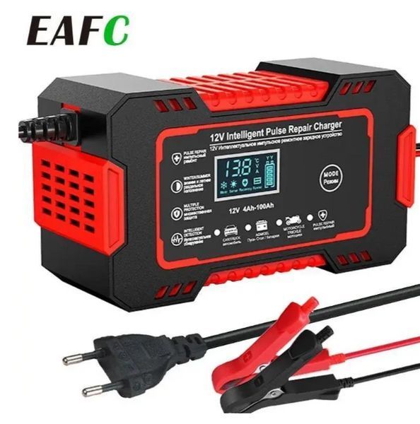 Зарядний пристрій для акумулятора E-FAST TK360 12 V/6 A, Red 12360 фото