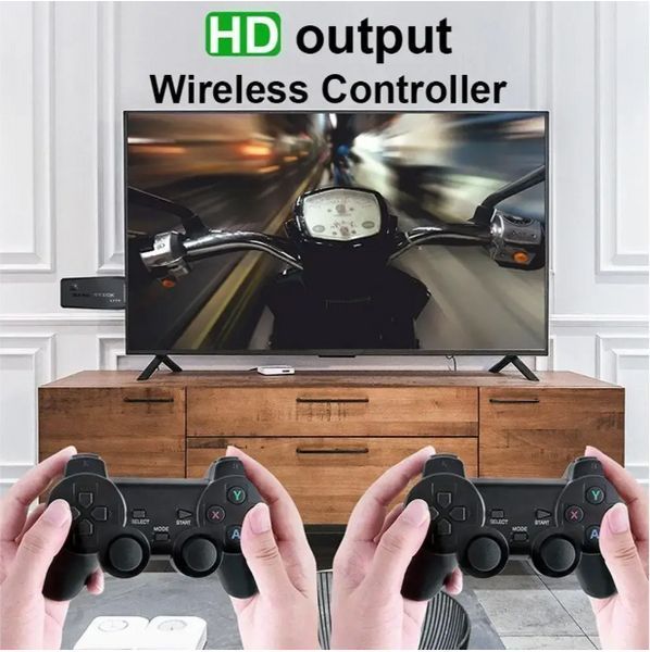 Приставка ігрова Game Stick Lite M8 64Gb 4K Ultra HD на два джойстики 15758 фото