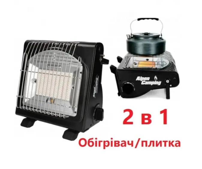 Газовый обогреватель и компактная плита 2в1 YANCHUAN YC-8508 08508 фото