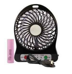 Аккумуляторный вентилятор Usb Mini Fan настольный, беспроводной мини вентилятор 01715 фото