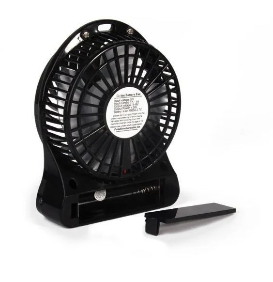 Аккумуляторный вентилятор Usb Mini Fan настольный, беспроводной мини вентилятор 01715 фото