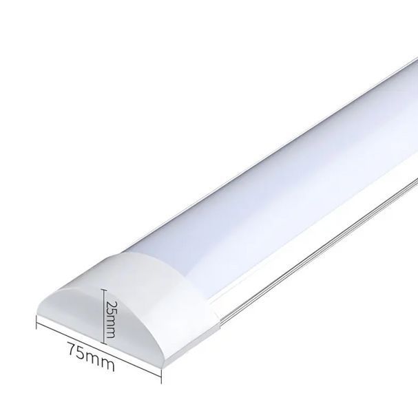 Светодиодная потолочная LED лампа 120 см с холодным белым свечением GREELITE 220v 150W 08250 фото