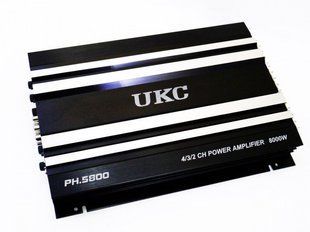 Автомобільний підсилювач звуку UKC CAR AMP 5800 4-канальний 05800 фото