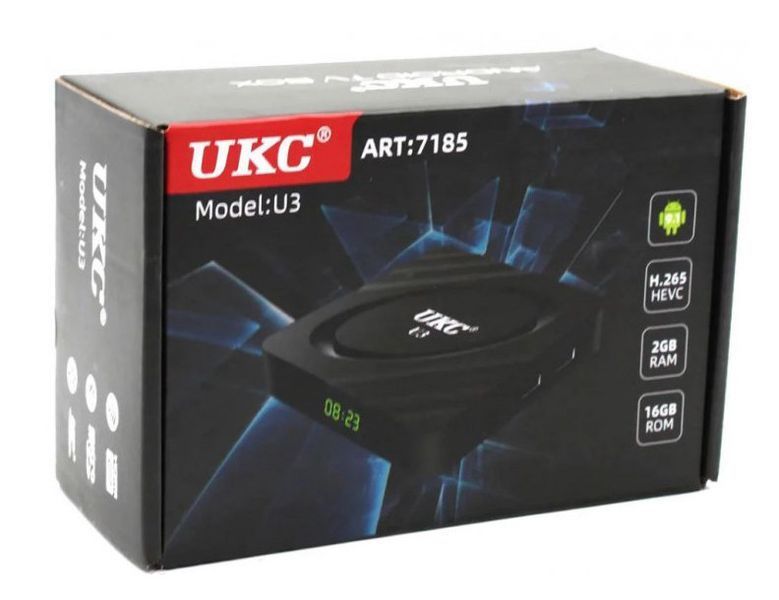 Приставка SMART TV UKC U3 2gb 16gb S905W BT Смарт-приставка 32905 фото