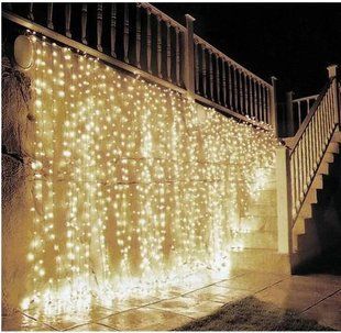 Гирлянда водопад Теплый белый 320-400LED 3x2м 32040 фото