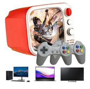 Игровая консоль H7 Mini TV РЕТРО с монитором 3.5" + два джойстика (740 игр) 16356 фото