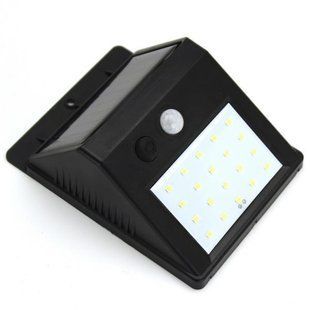 Лампа прожектор SH 609-20smd з датчиком руху та сонячною панеллю настінний вуличний 05115 фото