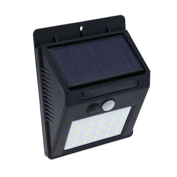Лампа прожектор SH 609-20smd з датчиком руху та сонячною панеллю настінний вуличний 05115 фото