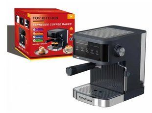 Кавоварка побутова для дому кухні Top Kitch Tk00216, професійні ріжкові кавоварки 1500W 15 Bar 00216 фото