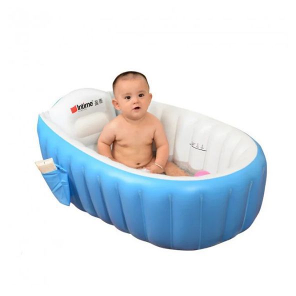 Надувная ванночка Intime Baby Bath Tub детская ванночка для купания 03611 фото
