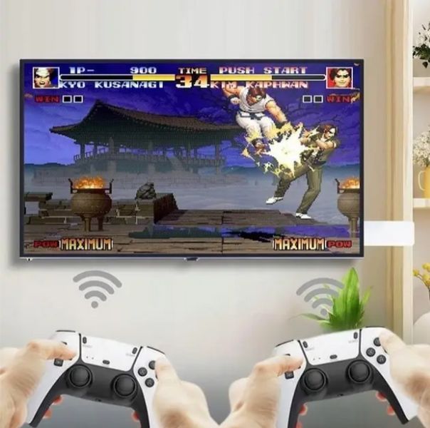 Ігрова консоль-приставка 2.4G WIRELESS CONTROR GAMEPAD M15, приставка ігрова та два бездротові джойстики 16263 фото