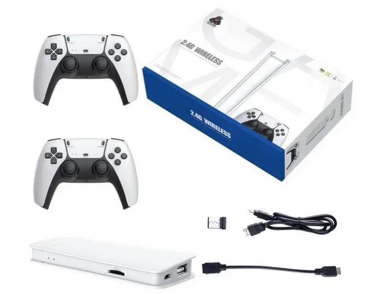 Ігрова консоль-приставка 2.4G WIRELESS CONTROR GAMEPAD M15, приставка ігрова та два бездротові джойстики 16263 фото