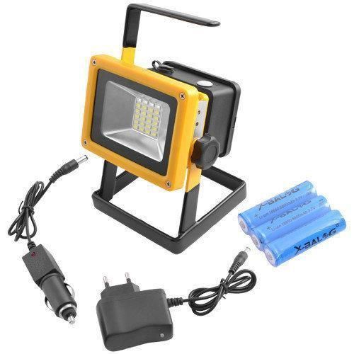 Фонарь прожектор аккумуляторный Bailong BL-204 3 режима, переносной светодиодный ручной фонарь 11120 фото