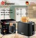 Тостер Domotec MS-508, 930 Вт, 6 степеней обжарки, функции подогрева и размораживания 09799 фото 9
