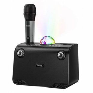 Беспроводная Bluetooth колонка + микрофон HOCO BS41 Warm Sound караоке 91022 фото