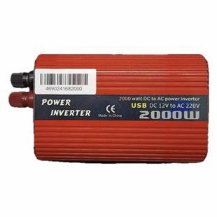 Инвертор напряжения Power Inverter Wimpex 2000 W 12v/220v/2000W/2USB 02025 фото