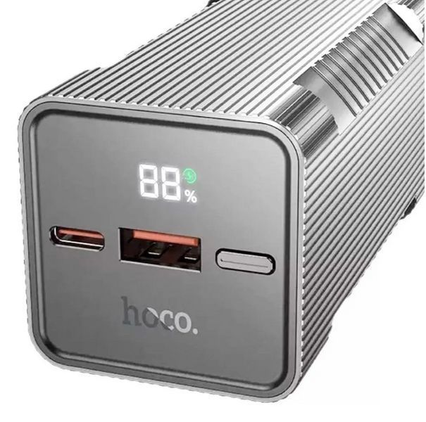 Зовнішній акумулятор HOCO Q15 Flashlight 22.5W fully compatible power bank(10000mAh) Black 20022 фото