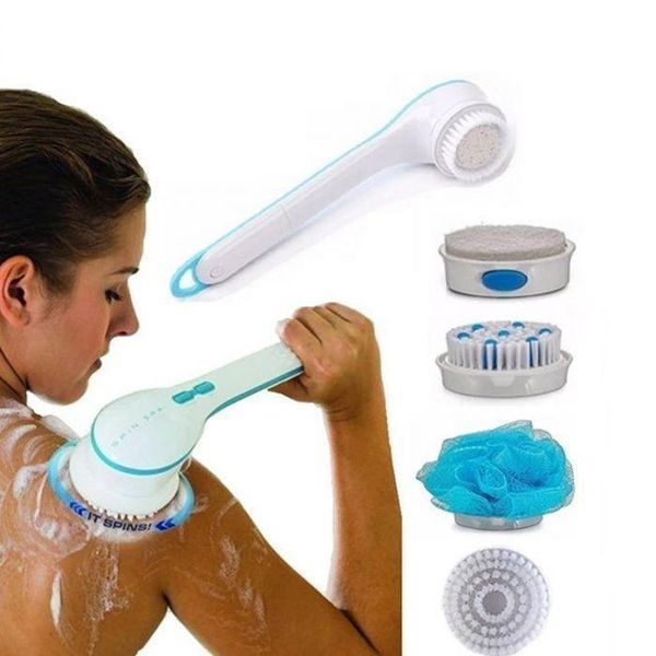 Массажная щетка для тела Spin Spa Brush, щетка мочалка 02596 фото