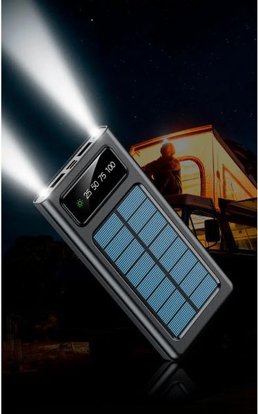 Павербанк на солнечной батарее POWER BANK 20000MAH Solar 08412 фото