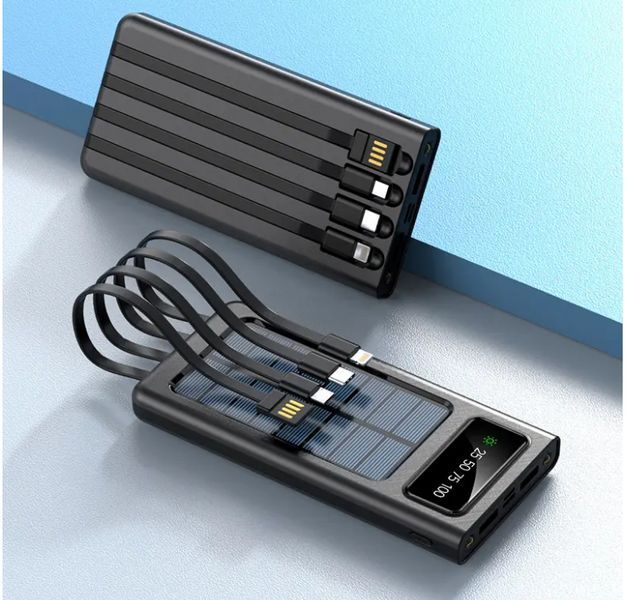 Павербанк на солнечной батарее POWER BANK 20000MAH Solar 08412 фото